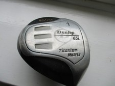 DUNLOP 65i DRIVER GOLF CLUB 1 Wood 44" LG REGULAR GRAPHITE SHAFT  400cc Titanium