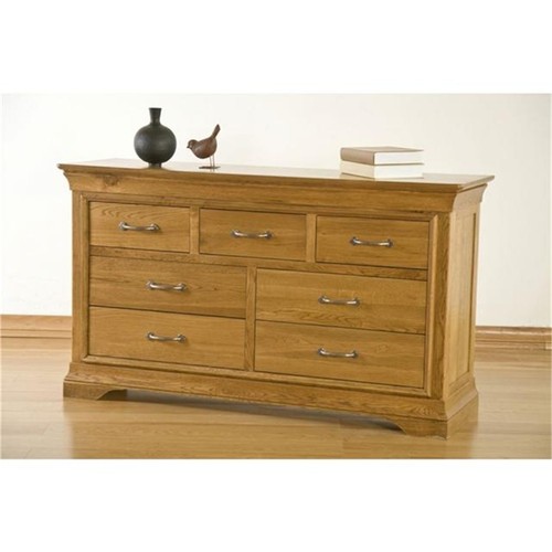 Solid oak over chest of - 3, 4