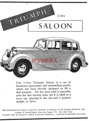 Triumph litre saloon - 2-litre,