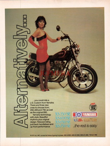 Yamaha range motor cycles - range, of