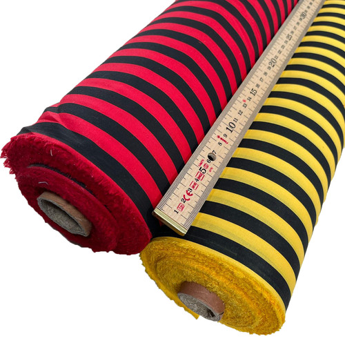 Polycotton fabric 1cm stripes - fabric,