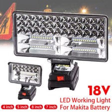18V Li-Ion LED Work Light Workshop Flashlights Camping Torch For Makita Battery