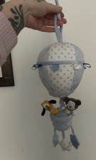 Baby Cot/pram Disney Pluto Mickey Mouse Tie On Mobile