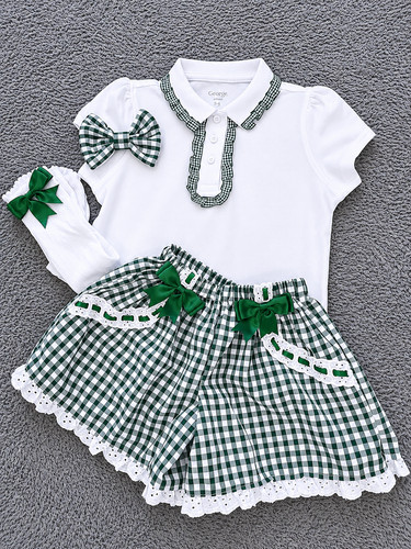 Girls gingham check - check, school