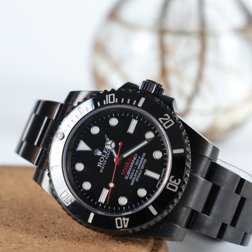 Rolex titan black submariner - rolex, x