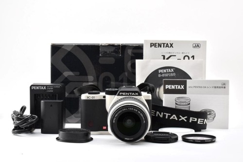 Pentax white body with - k-01,