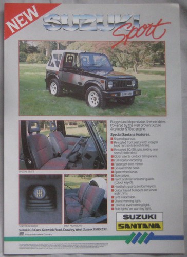 Suzuki santana sport and - suzuki,