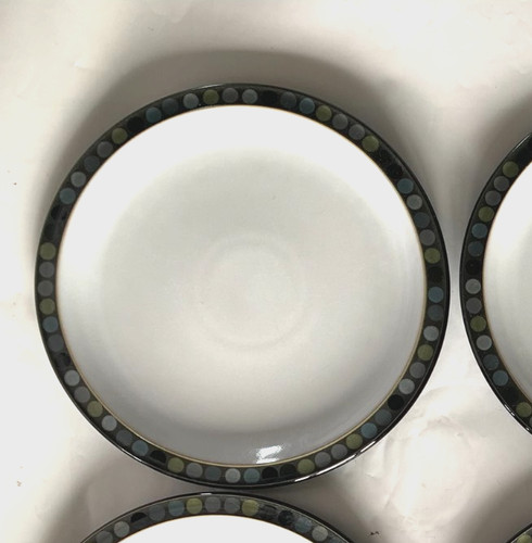 Denby jet dots dinner plate - denby,