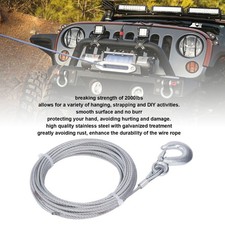 2000LBS Strength Winch Wire Rope Ideal For Rigging And Hoisting