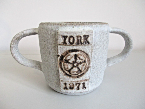 Studio pottery mug - pottery, 1971