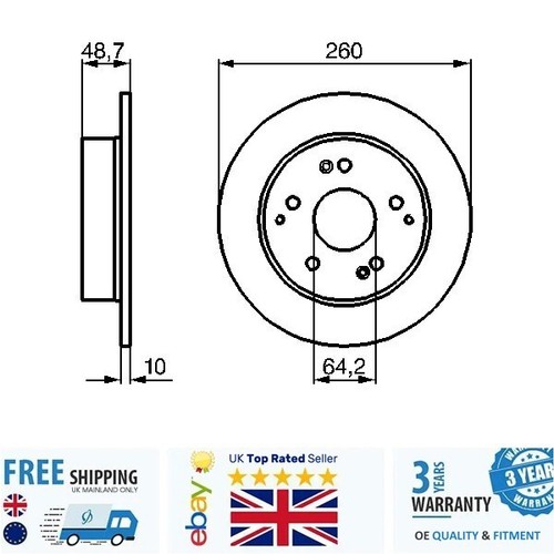 Brake disc 0986479225 for - brake,