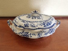 Keeling & Co Late Mayer Watford Pattern Blue And White Tureen With A Lid