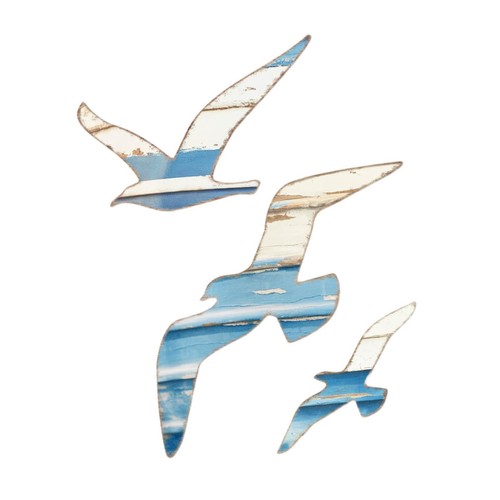 Pieces wooden seagull wall - seagull,
