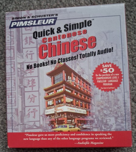 Pimsleur chinese - pimsleur, (cantonese)
