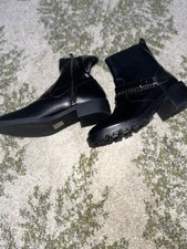 Clarks Black Leather Boots