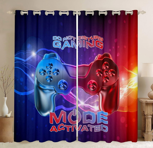Gaming curtains galaxy nebula - gaming,