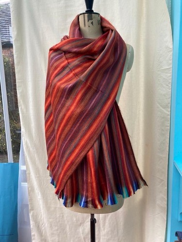 Alpaca wool shawl ethical