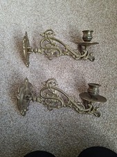 Brass Piano Candle Holders