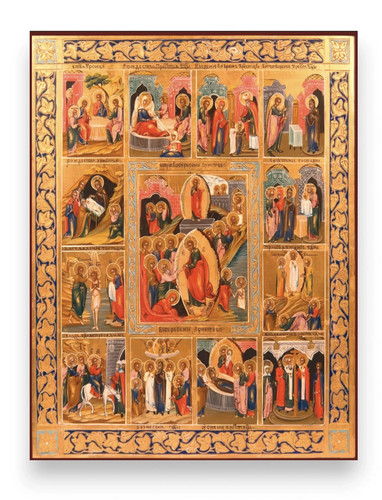 Twelve great feasts - twelve, and