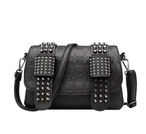 Goth skull studded - goth,