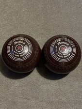 Henselite Classic Deluxe Bowls - Brown - Star - Set of 2 Size 5 Medium A41-9G