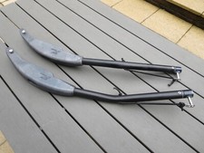 Hobie 18 Tiger catamaran rudder stocks, tiller arms & one rudder