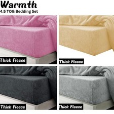 Soft warm teddy fleece fitted - warm,