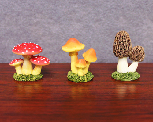 Resin mushroom garden outdoor - resin,