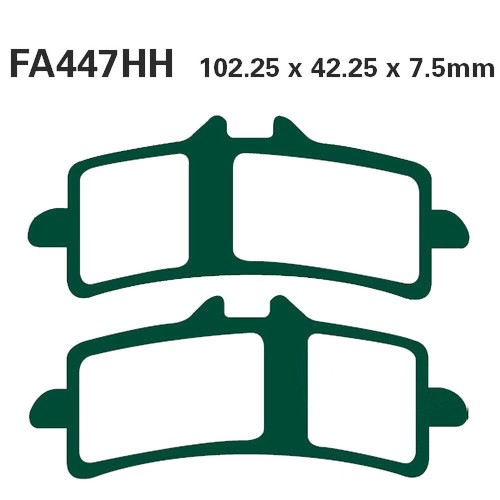 Pair brake pads - pair, hh
