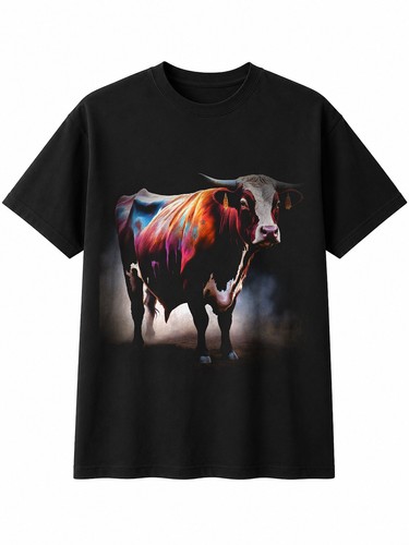 Hereford bull dark fantasy - bull,