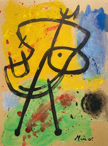Joan miro original painting - miro,