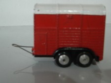 Vintage Corgi Toys Rice Pony Trailer - Red Horse Trailer with Working Ramp