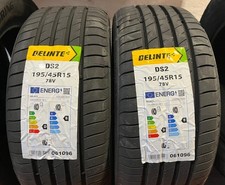 2x 195/45R15 BUDGET TYRES