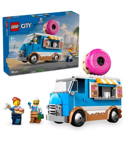 Lego city doughnut truck - city:,