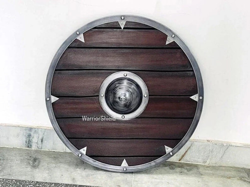 Viking wooden shield larp - shield,