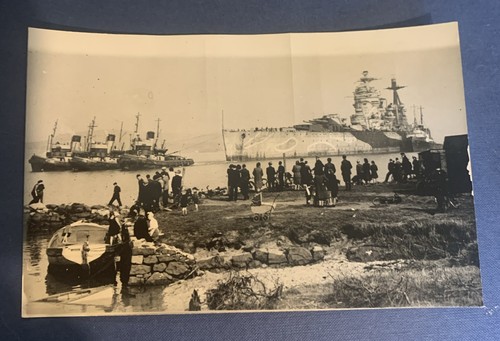 Real photograph battleship - real, rn