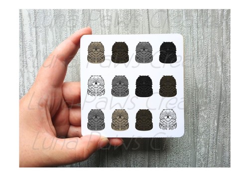 Hungarian puli coaster - puli,
