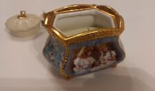 Heirloom Porcelain - -  music box -- musical.. Spare Parts With Extras