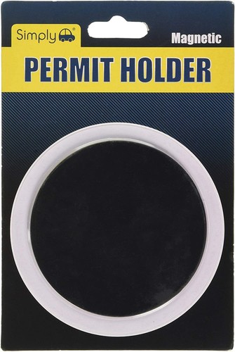 Plain black magnetic car - black,