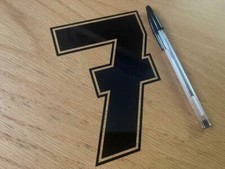 Barry sheene number decal - 7,