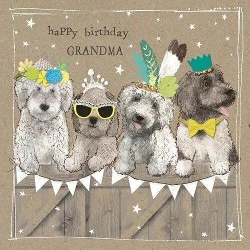 Grandma happy birthday card - grandma,