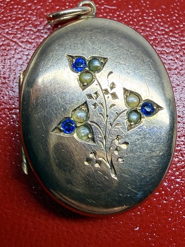 9ct rose gold seed pearl - rose, and