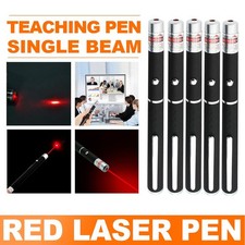 5 PCS Small Laser Pointer Pen 650nm Red Light Visible Beam 1mW