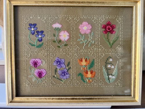 Finished and framed - finished, embroidery