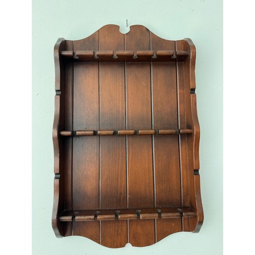 Vintage wood wall spoon - wall, rack