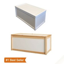 WOODEN TOY BOX STORAGE UNIT CHILDRENS KIDS CHEST TOYBOXES STRONG TOYBOX