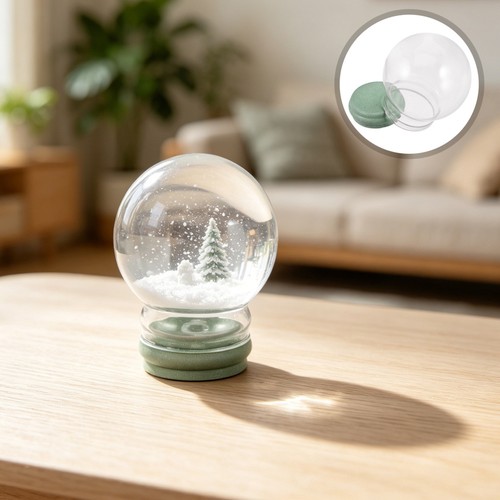 Snow globe crafts for kids - snow,
