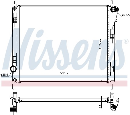 Fits nissan pulsar radiator - fits,