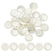 Natural Shell Button 4 Holes