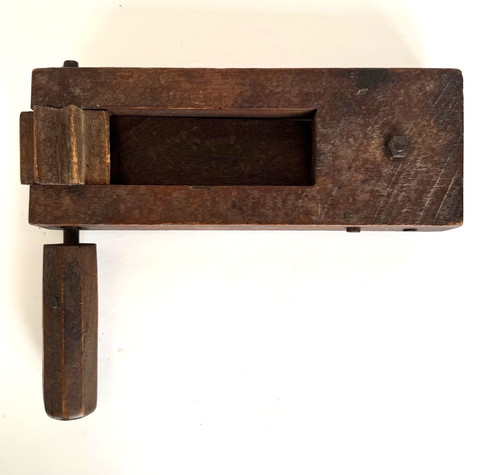 Wwii gas rattle wooden with - wwii,